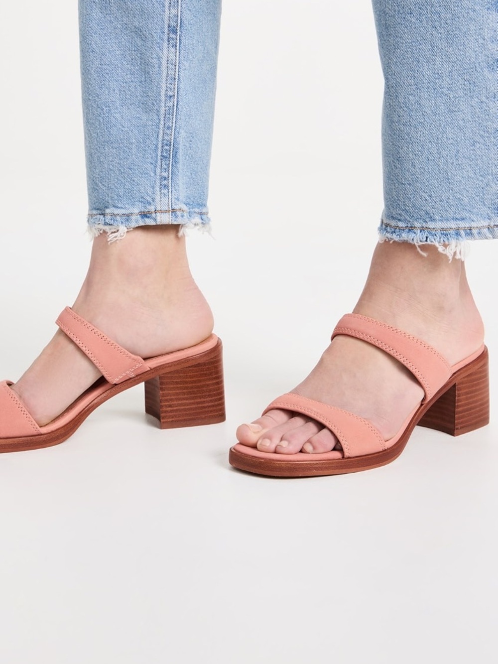 MADEWELL
Ora Double Strap Nubuck Sandals